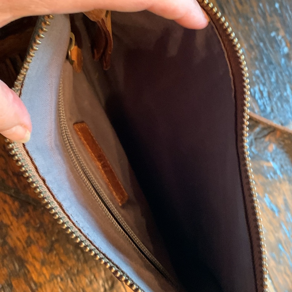 Frye Melissa Leather Patchwork Purse - image 2